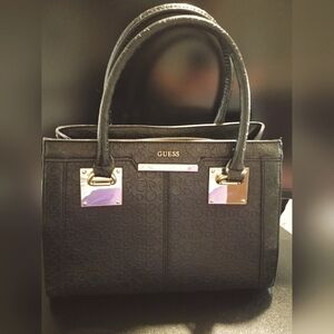 Guess Black Satchel Purse